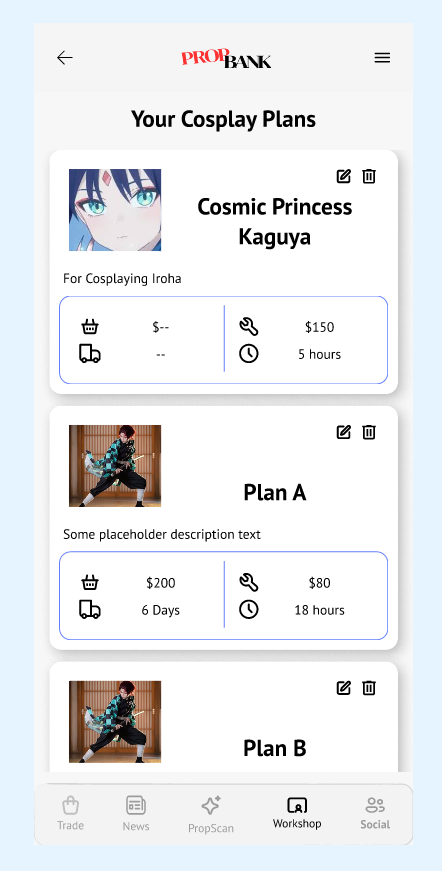 Choose an Existing Plan